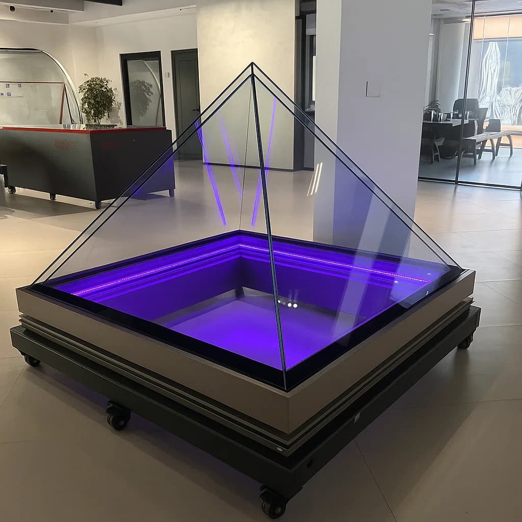 Showcase Pyramid Display