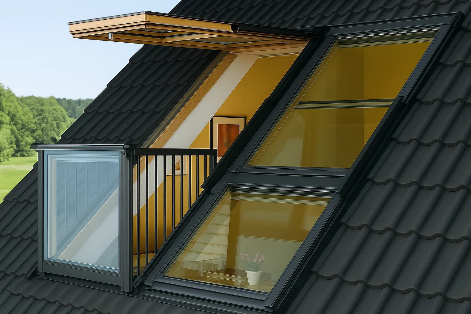 Window Balcony System hover effect